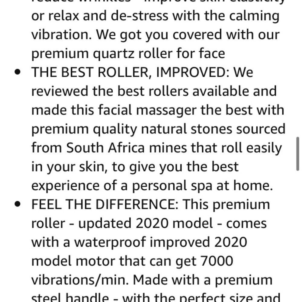 Rose 🌹 Quartz Face Massage Roller - Picture 8 of 8
